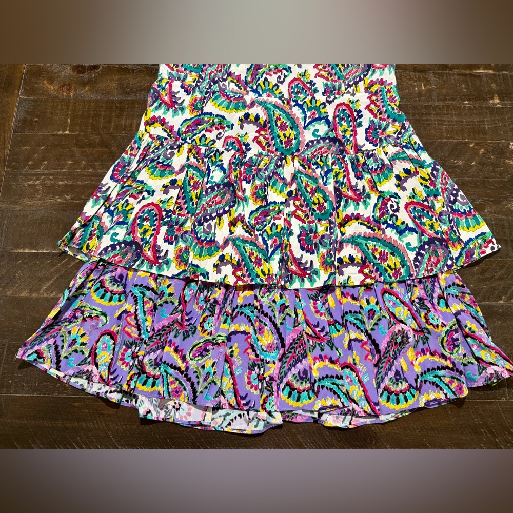 NWT Robert Graham Gracie Paisley Viscose Silk Halter Mini Dress Sz XL Date Party - Picture 8 of 14